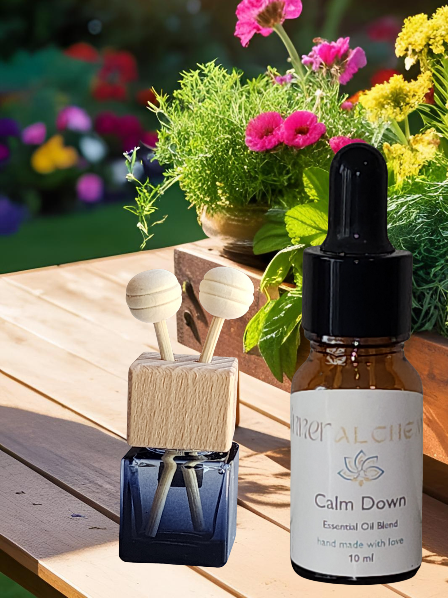 Calm Down Aromatherapy Essential Oil Blend and Car Freshener