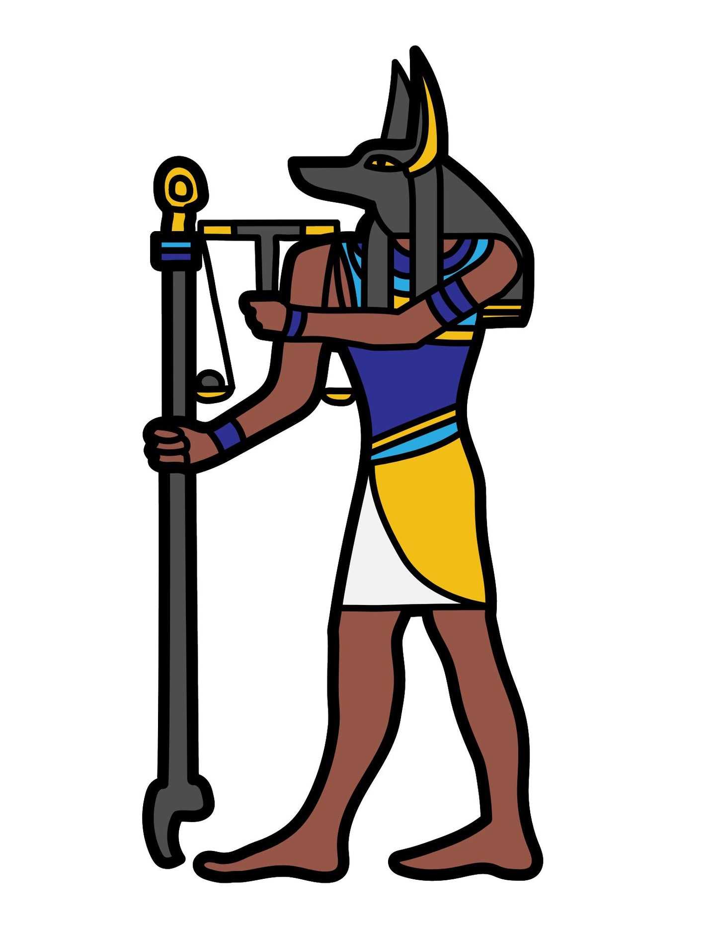 Embroidered Anubis