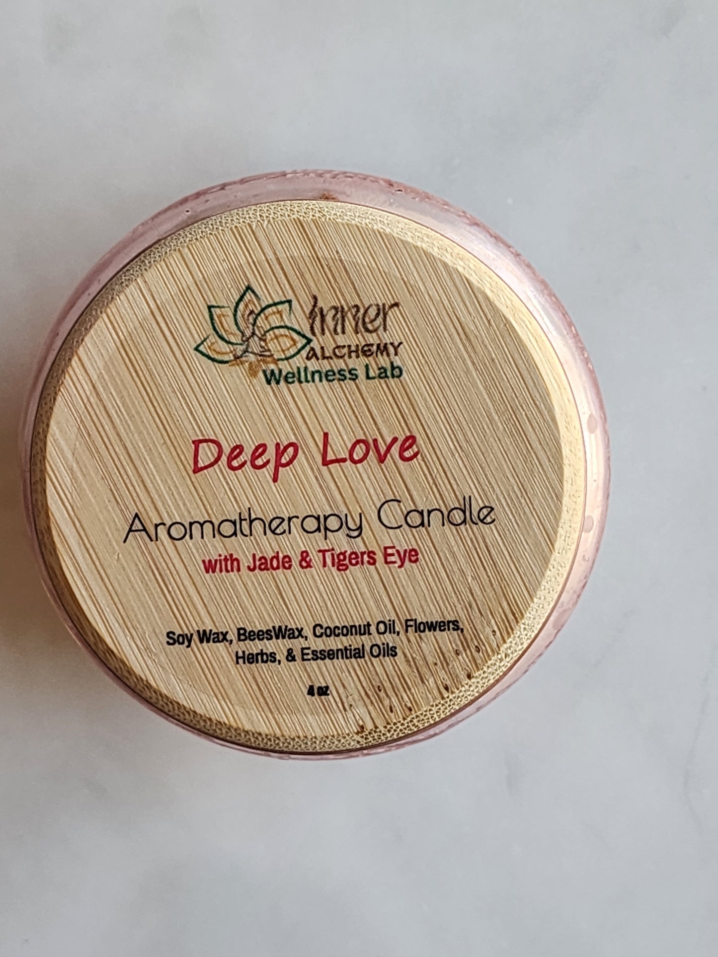 Deep Love Aromatherapy Essential Oil Blend, Car Freshener, and Candle