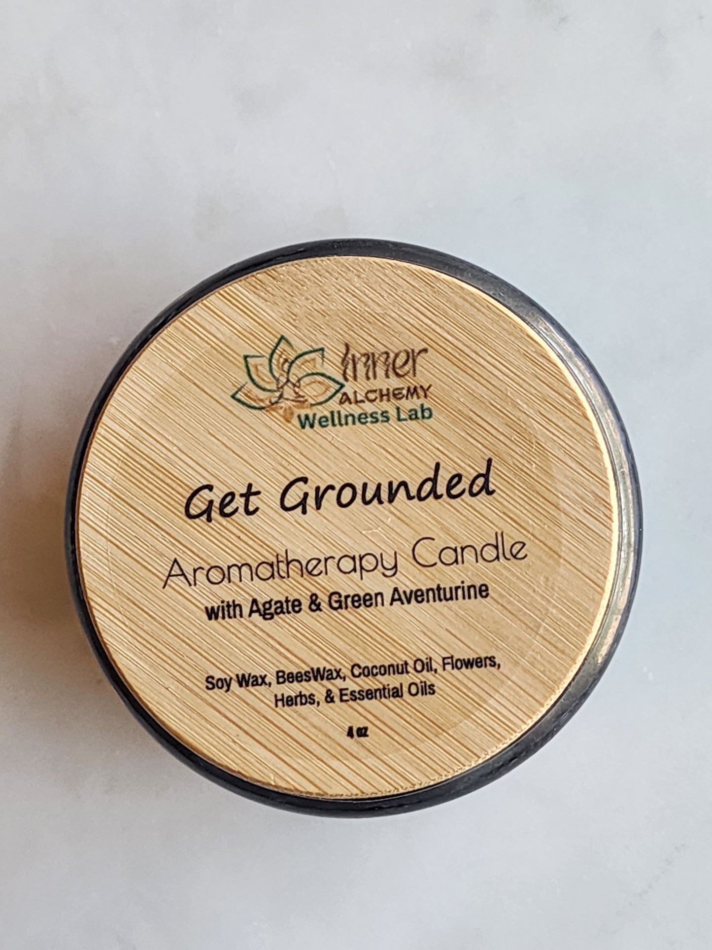 Get Grounded Aromatherapy Essential Oil Blend, Car Air Freshener, and Candle