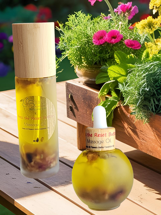 Press the Reset Button Botanical Massage & Perfume Oil