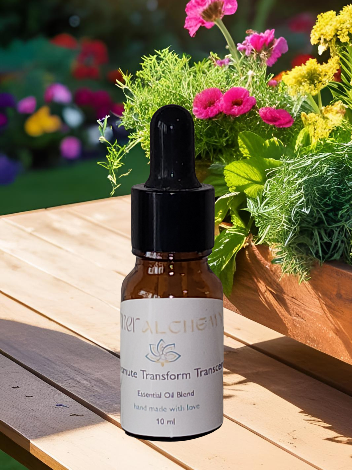 Transmute. Transcend. Transform. Aromatherapy Essential Oil Blend and Car Freshener